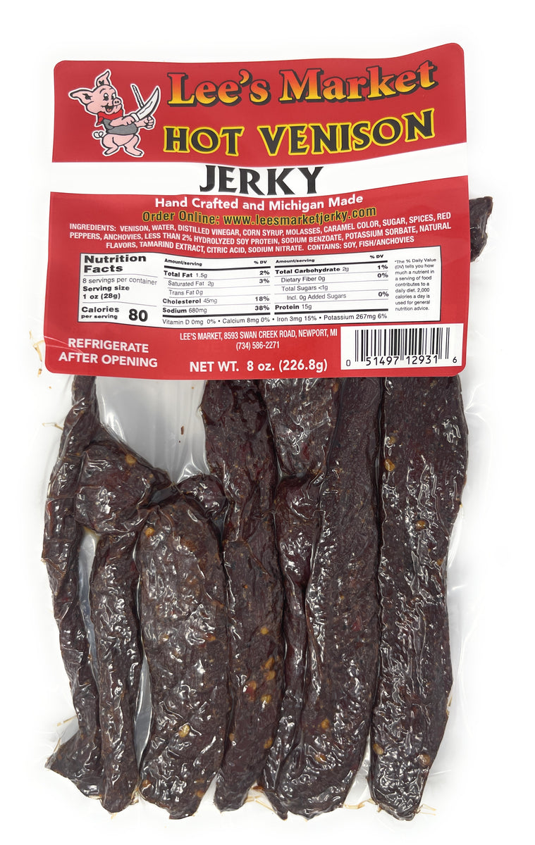 Hot Venison Jerky