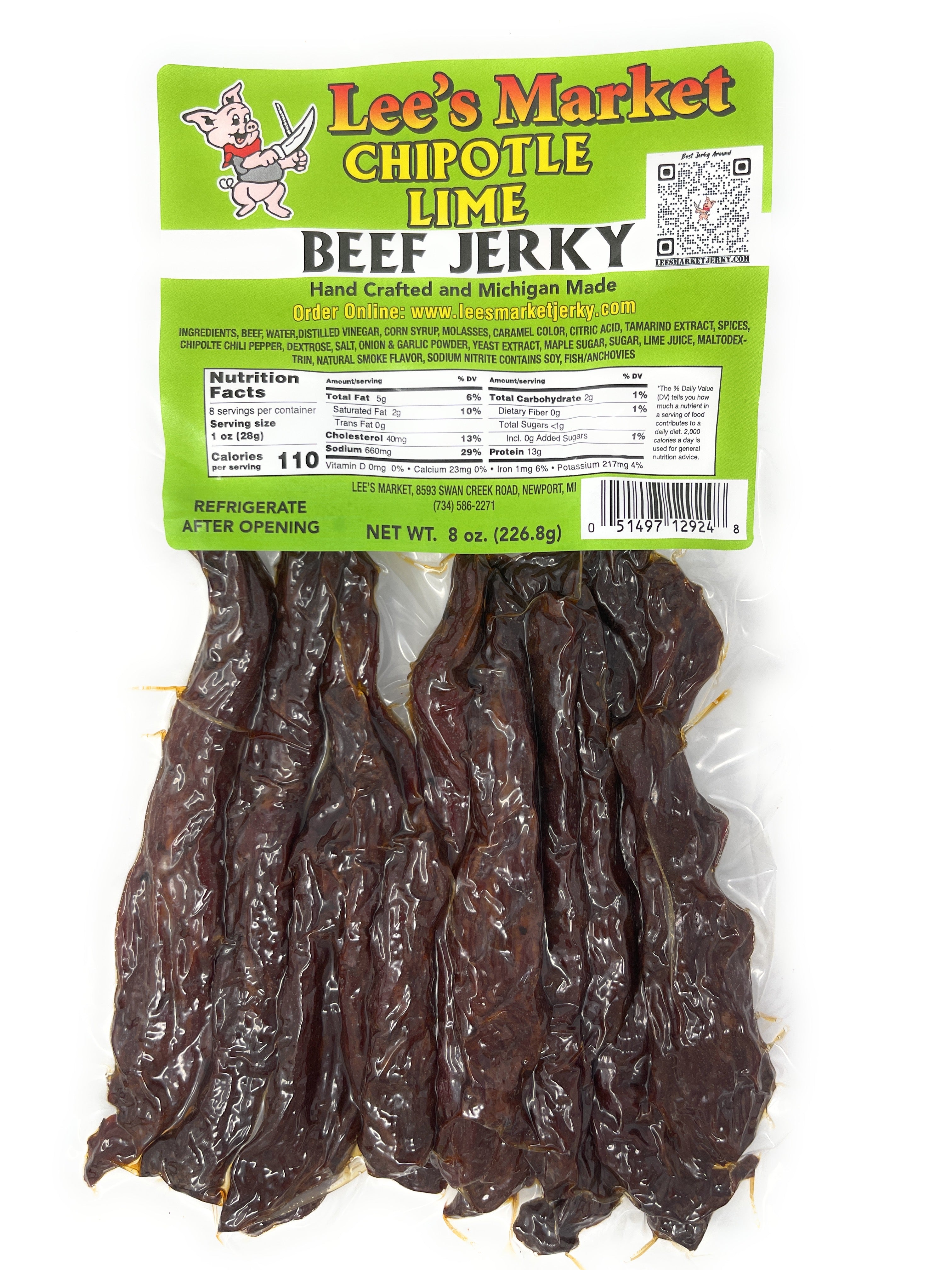 Chipotle-Cherry Goose Jerky