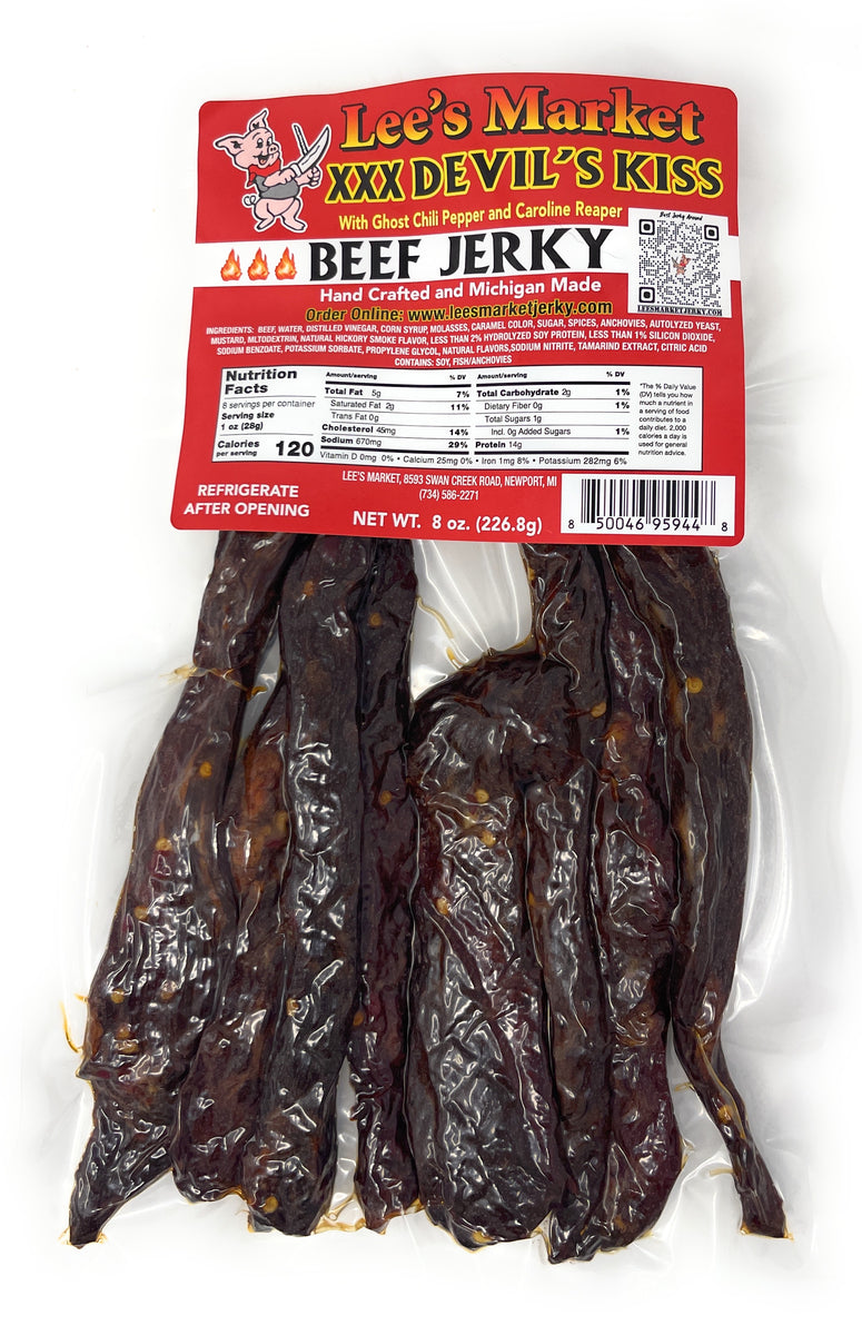 Xxx Devils Kiss Beef Jerky Lees Market Jerky 