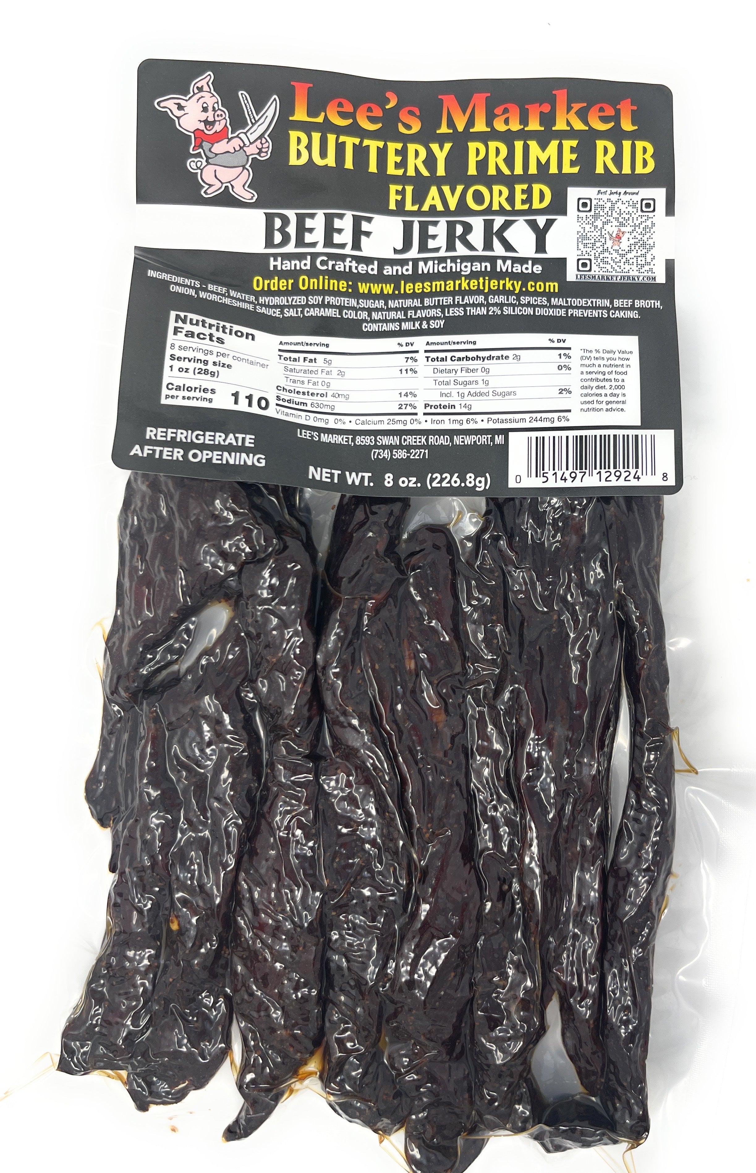 Buttery Prime Rib Flavor Beef Sticks